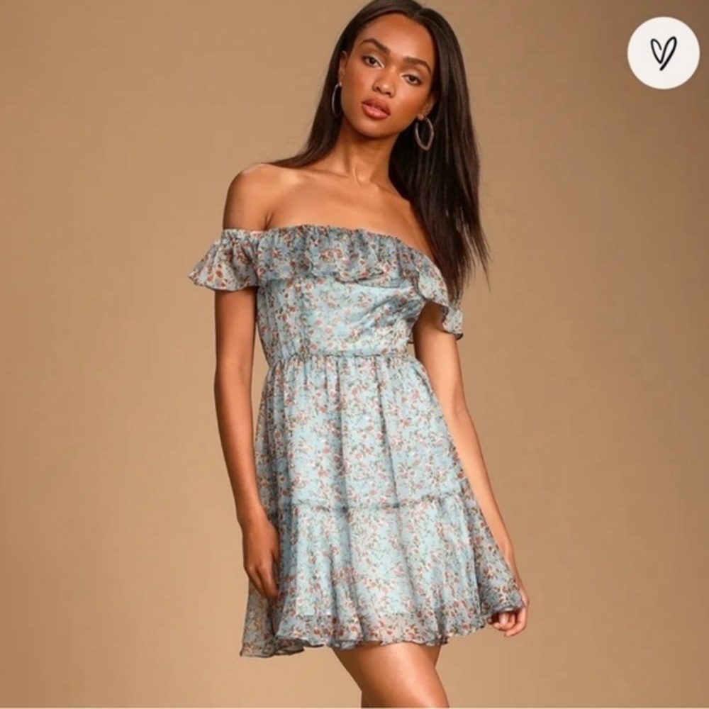 Lulus My Favorite Sky Dress Size‎ Small